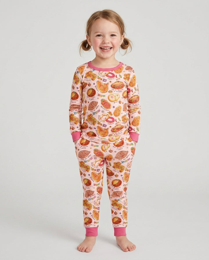 Pan Dulce Dreams Bamboo Two Piece Long Sleeve Pajama Set