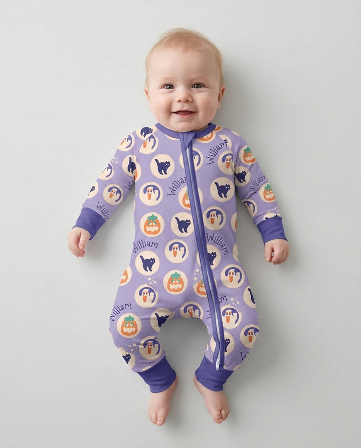 Boo Crew Custom Name Bamboo Convertible Zippy