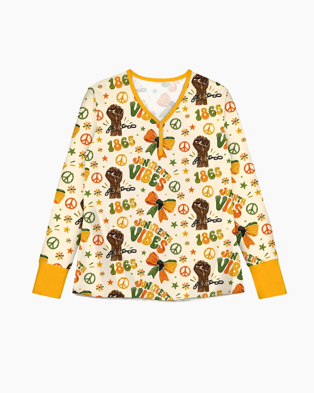 Plantilla de conjunto de pijama de mujer de bambú