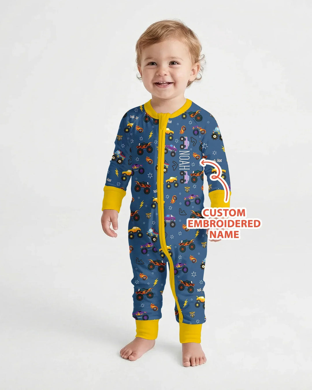 Gerippte Babykleidung mit individuellem Foto - Weich &amp; Skizzenhaft