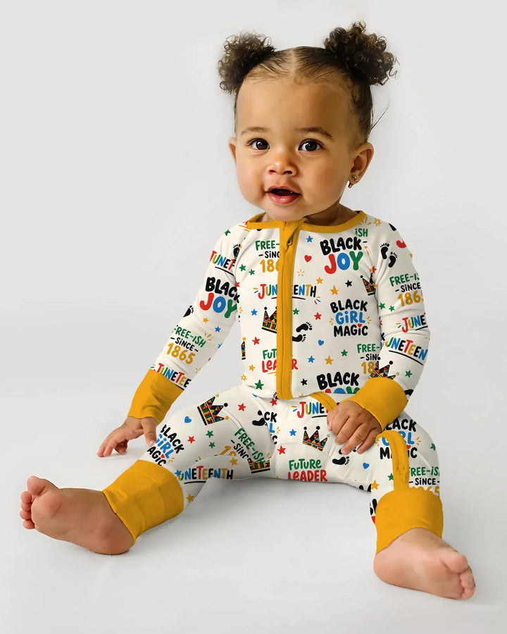 Juneteenth Black Girl Magic Bamboo Convertible Zippy