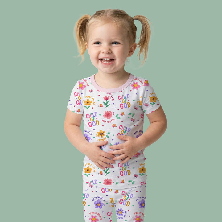 Child of God Two Piece Short Sleeve Pajama Set