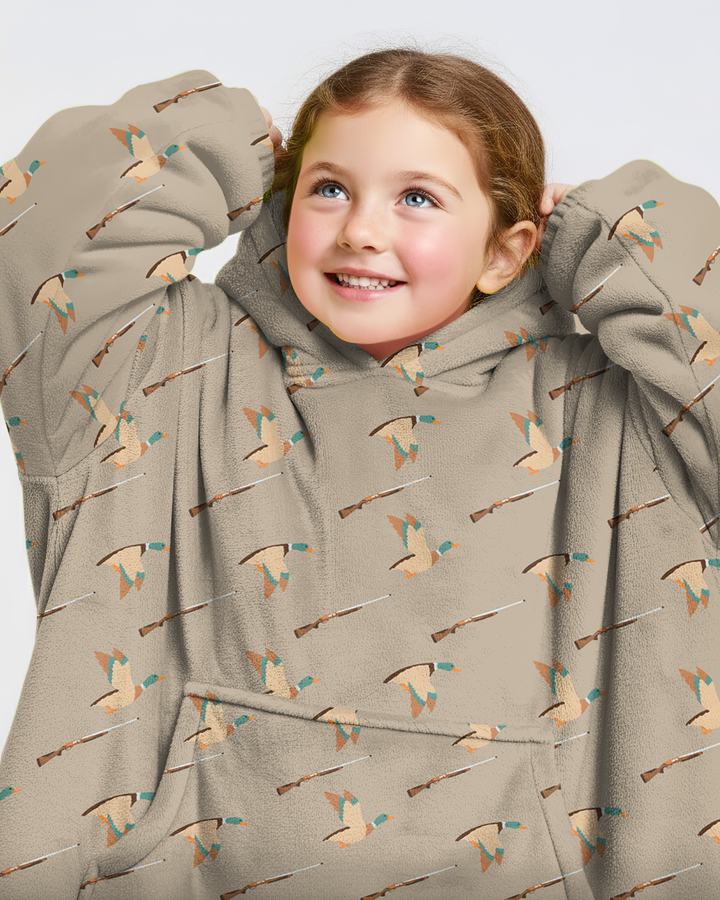 Lil Duck Hunter Wearable Blanket Hoodie
