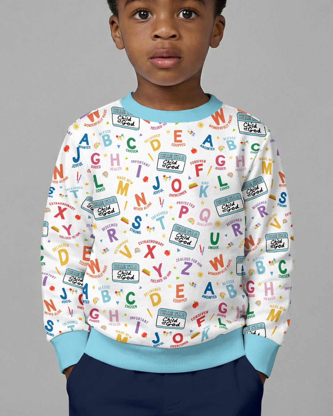 Sudadera de cuello redondo Bamboo Template