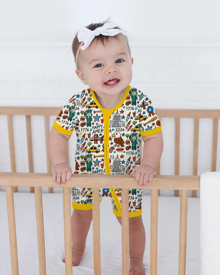 Doodle America 250th Anniversary Family Shorty Zippy