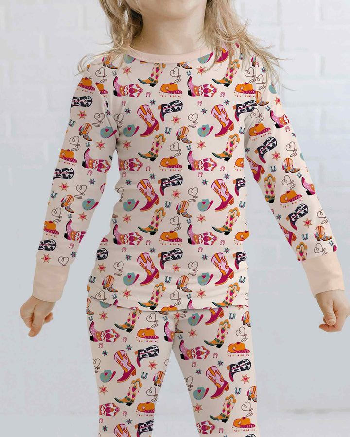 Rodeo Darling Bamboo Two Piece Long Sleeve Pajama Set