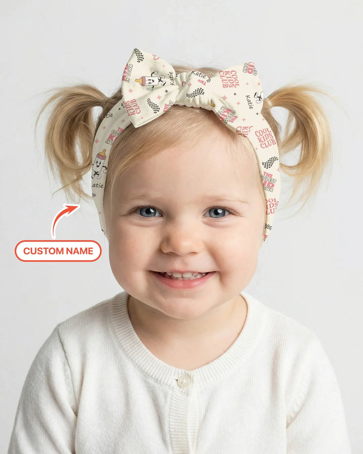 Custom Name Cool Club Daddy & Me Matching Headband