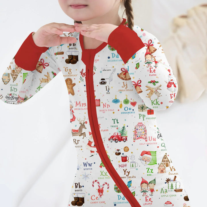 Christmas Alphabet Convertible Zippy