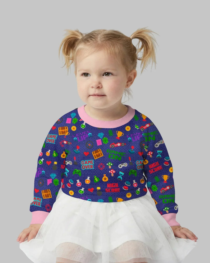 Gamer Mode On Family Matching Bamboo Crewneck Sweatshirt