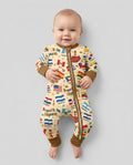 Gerippte Babykleidung mit individuellem Foto - Weich &amp; Skizzenhaft