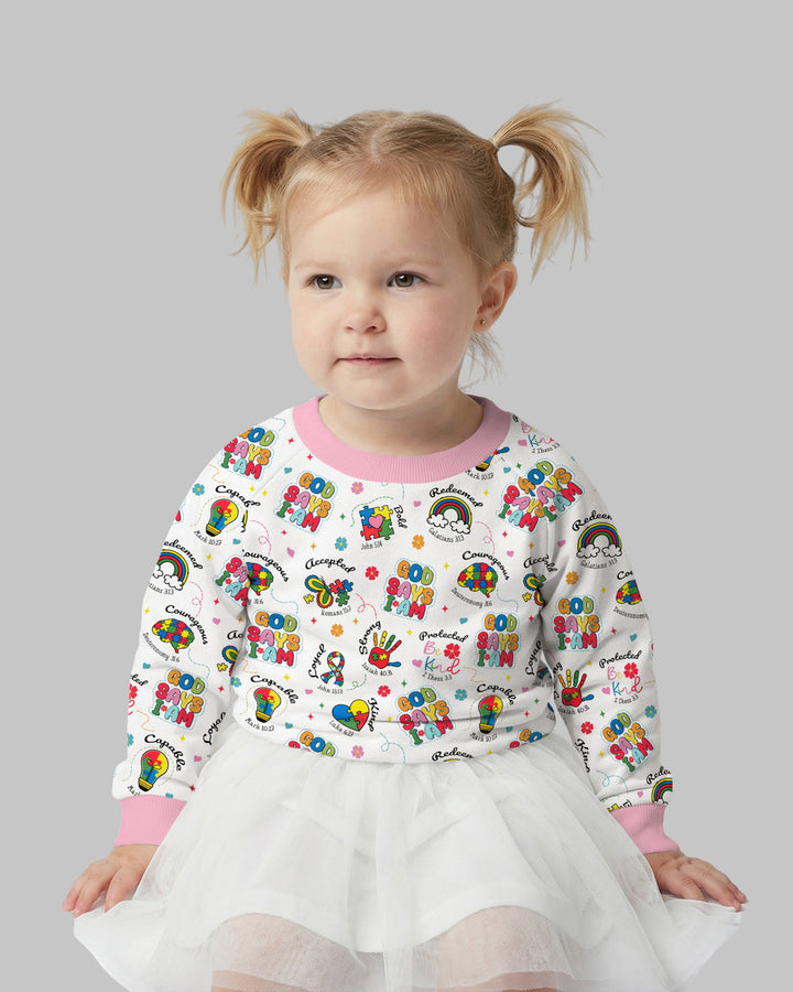 God Says I am Different Crewneck Sweatshirt