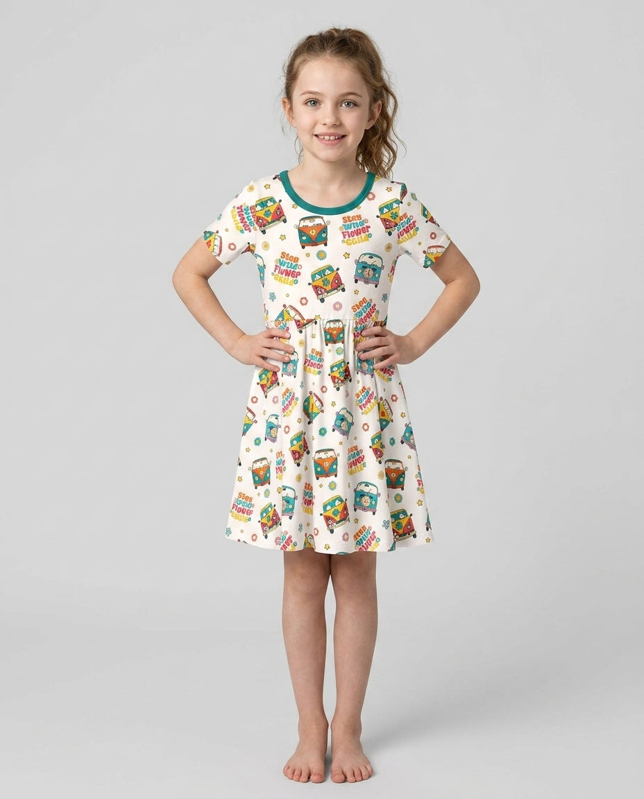Plantilla Vestido de Bambú Twirl