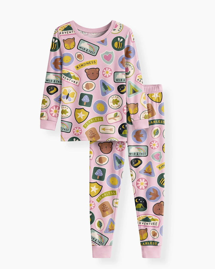 Little Explorer Bamboo Two Piece Long Sleeve Pajama Set