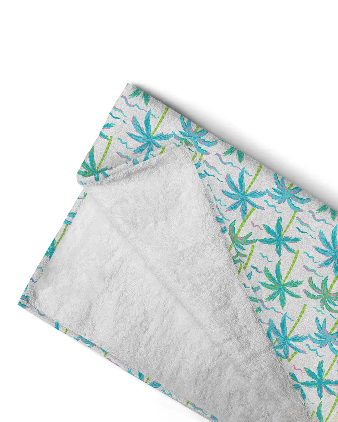 Tropical Palm Breeze Bamboo Beach Towel