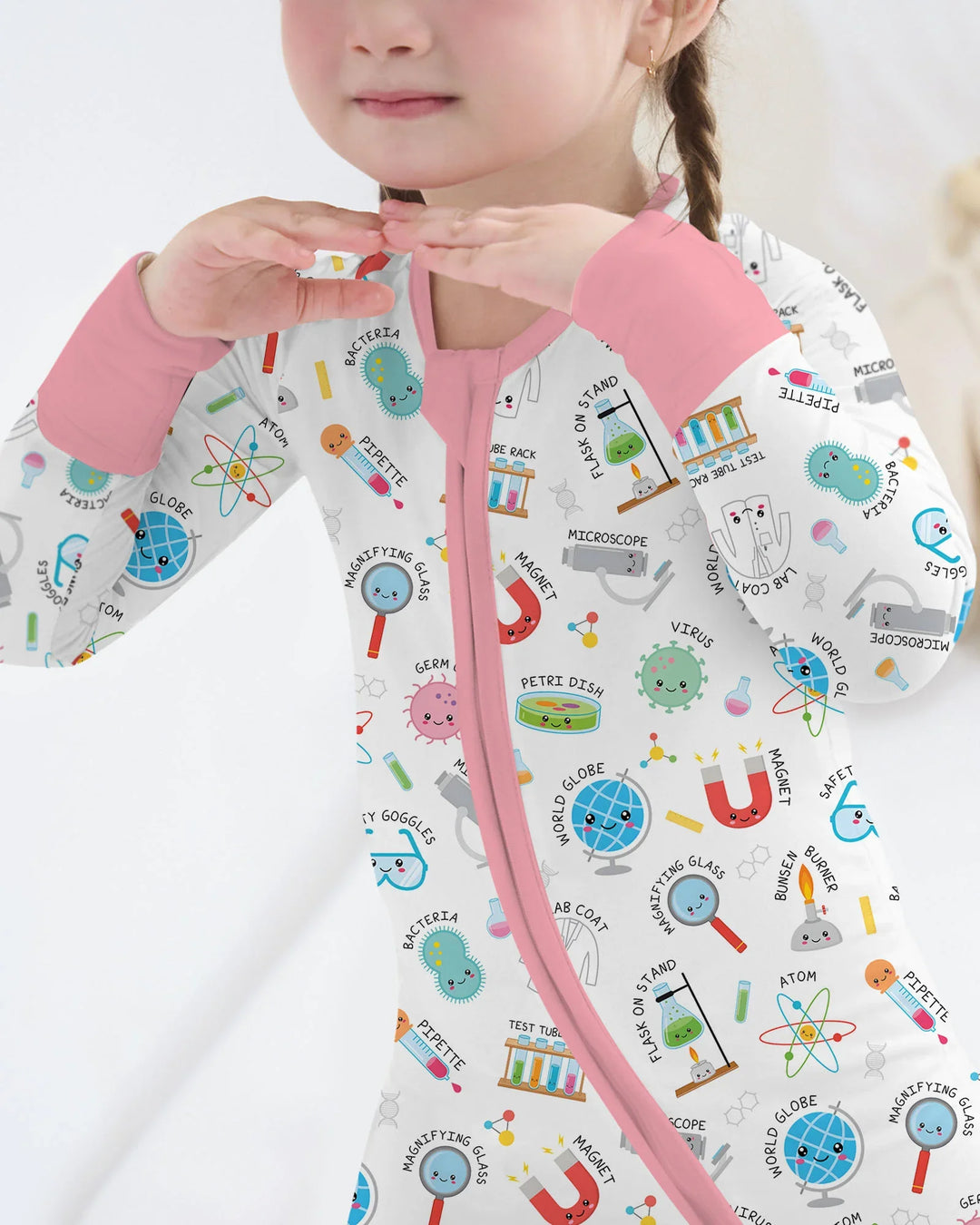 Science Fun Family Matching Bamboo Convertible Zippy