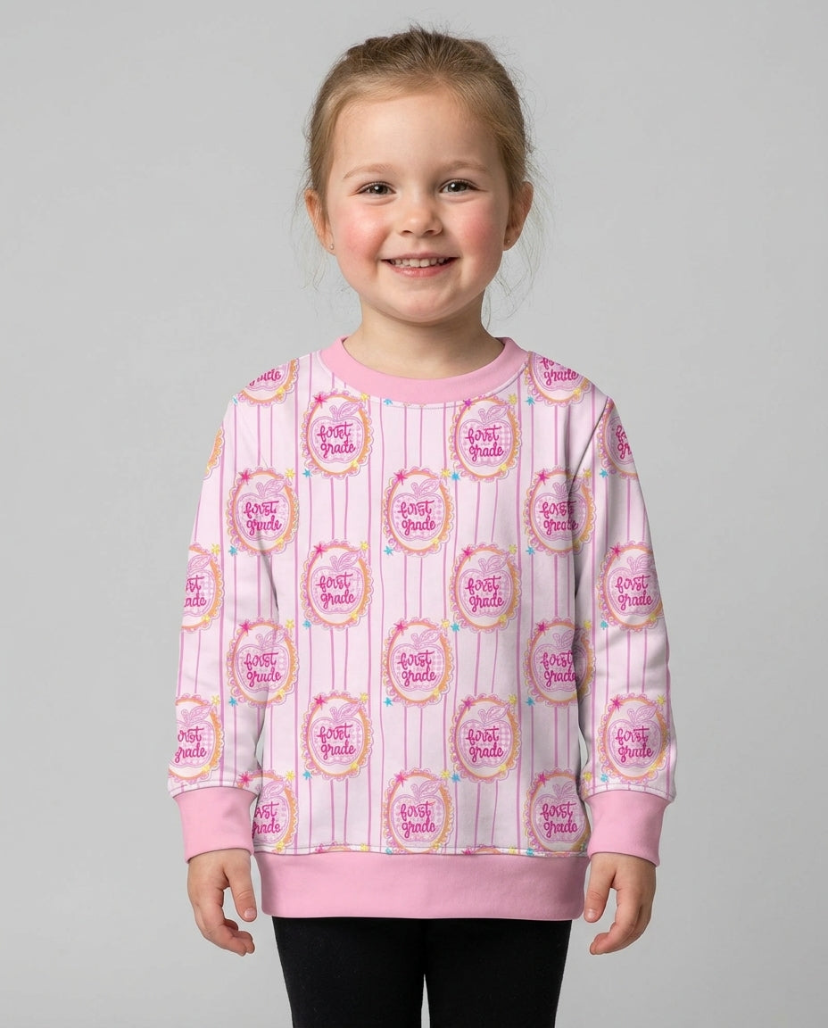 Sudadera de cuello redondo de bambú con plantilla personalizada