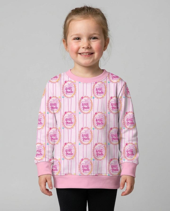 Sudadera de cuello redondo de bambú con plantilla personalizada