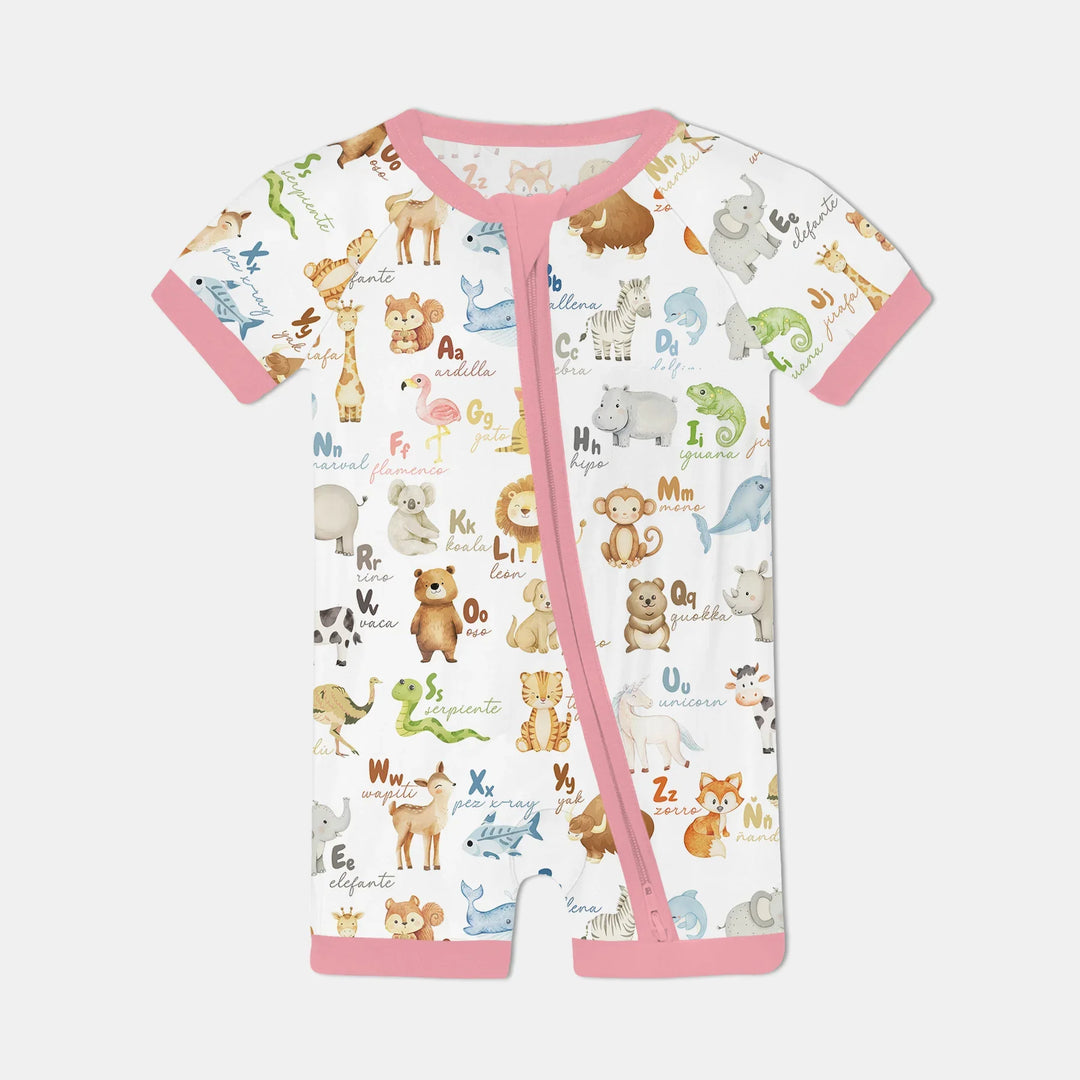 Spanish Alphabet Shorty Zippy