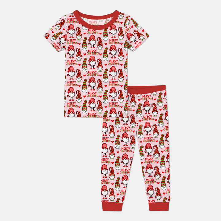 Zweiteiliges, kurzärmliges Pyjama-Set mit Marienkäfern