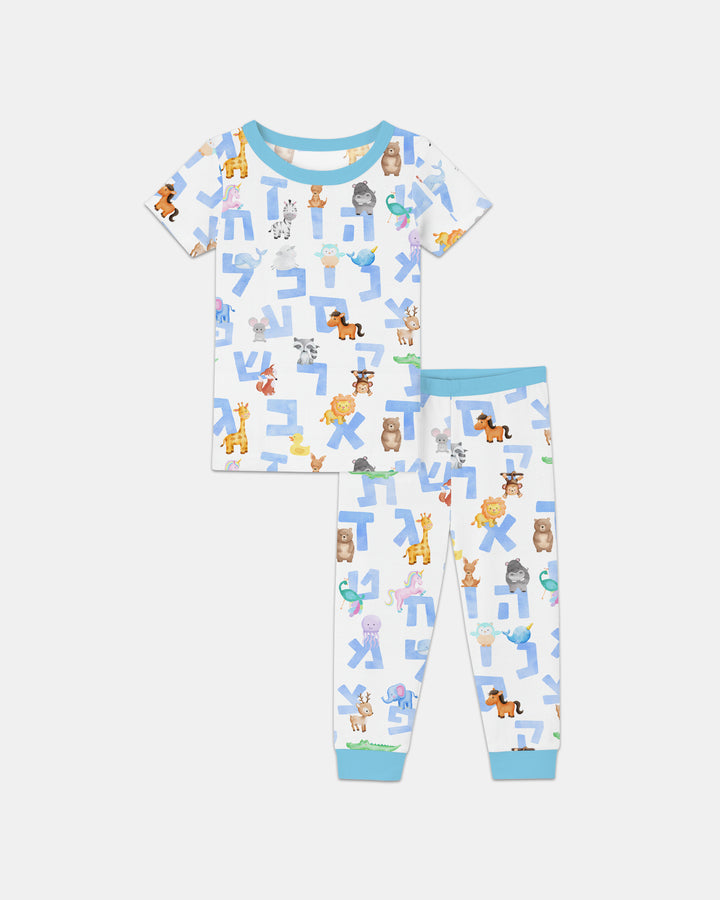Zweiteiliges, kurzärmliges Pyjama-Set mit Marienkäfern