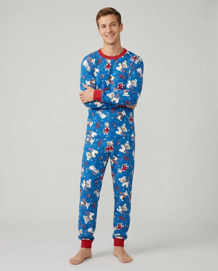 Vorlage Herren-Pyjama-Set