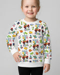First Day of Preschool T-Rex Bamboo Crewneck Sweatshirt