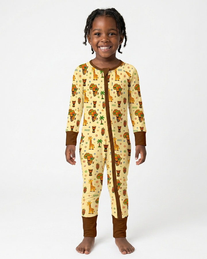 African Culture Bamboo Convertible Zippy
