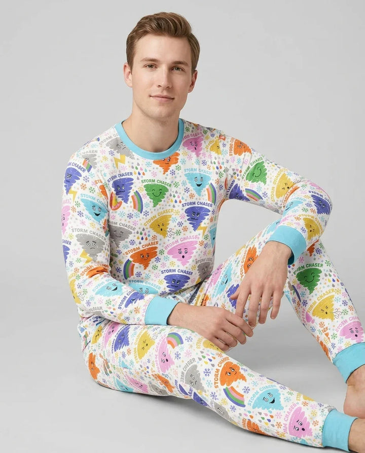 Tornado Family Matching Bamboo Men's Pajama Set