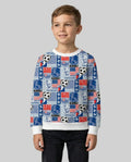 World Soccer God Bless America Bamboo Crewneck Sweatshirt