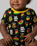 God Says I Am Juneteenth Blessings Bamboo Bubble Romper