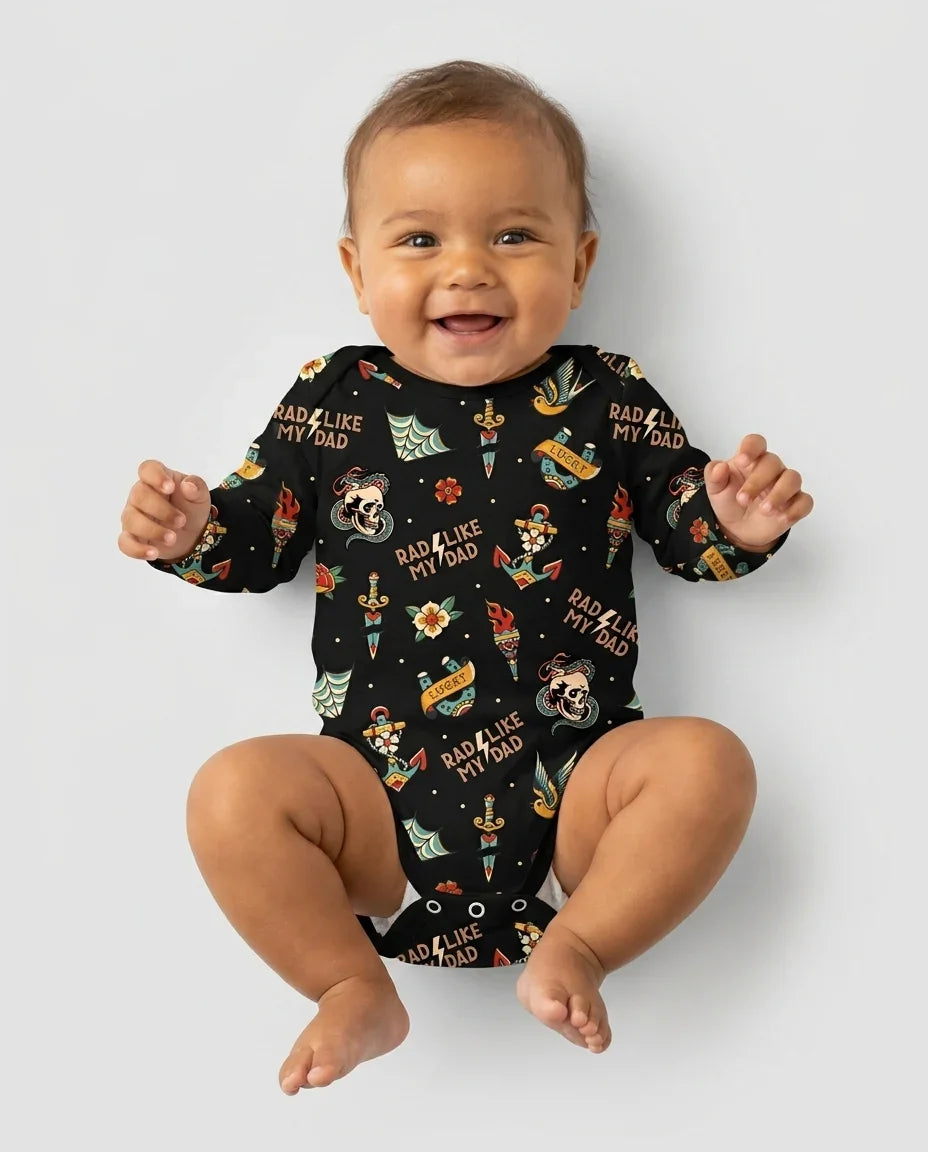 Rad Dad Society Daddy & Me Matching Bamboo Bodysuit