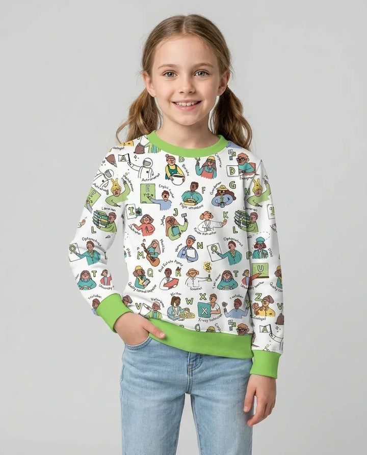 Sudadera de cuello redondo Bamboo Template