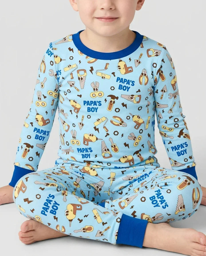 Fixer of All Things Dad Club Bamboo Two Piece Long Sleeve Pajama Set