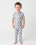 Zweiteiliges, kurzärmliges Pyjama-Set mit Marienkäfern