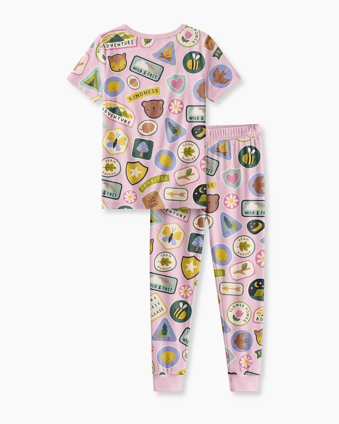Little Explorer Bamboo Two Piece Short Sleeve Pajama Set