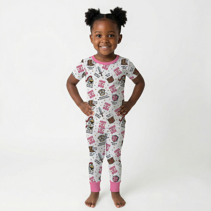 Armor of God Two Piece Short Sleeve Pajama Set