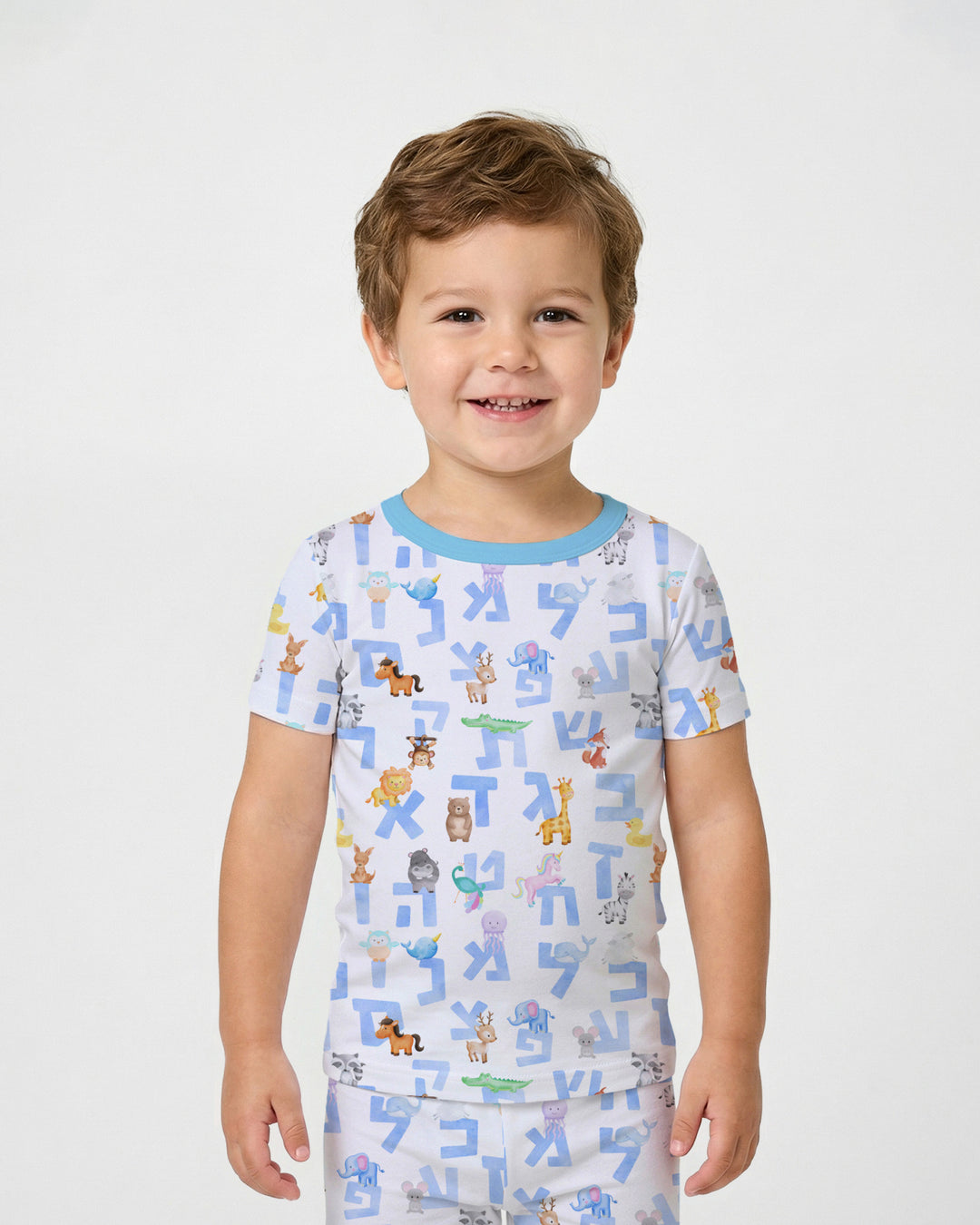 Zweiteiliges, kurzärmliges Pyjama-Set mit Marienkäfern