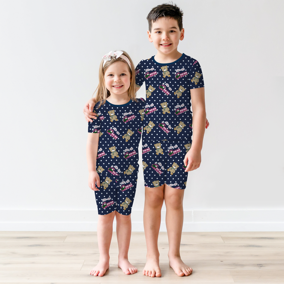 Huntrix Choo Choo Two Piece Short Sleeve Shorts Pajama Set