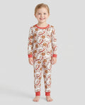 Santa's Cookie Break Bamboo Two Piece Long Sleeve Pajama Set