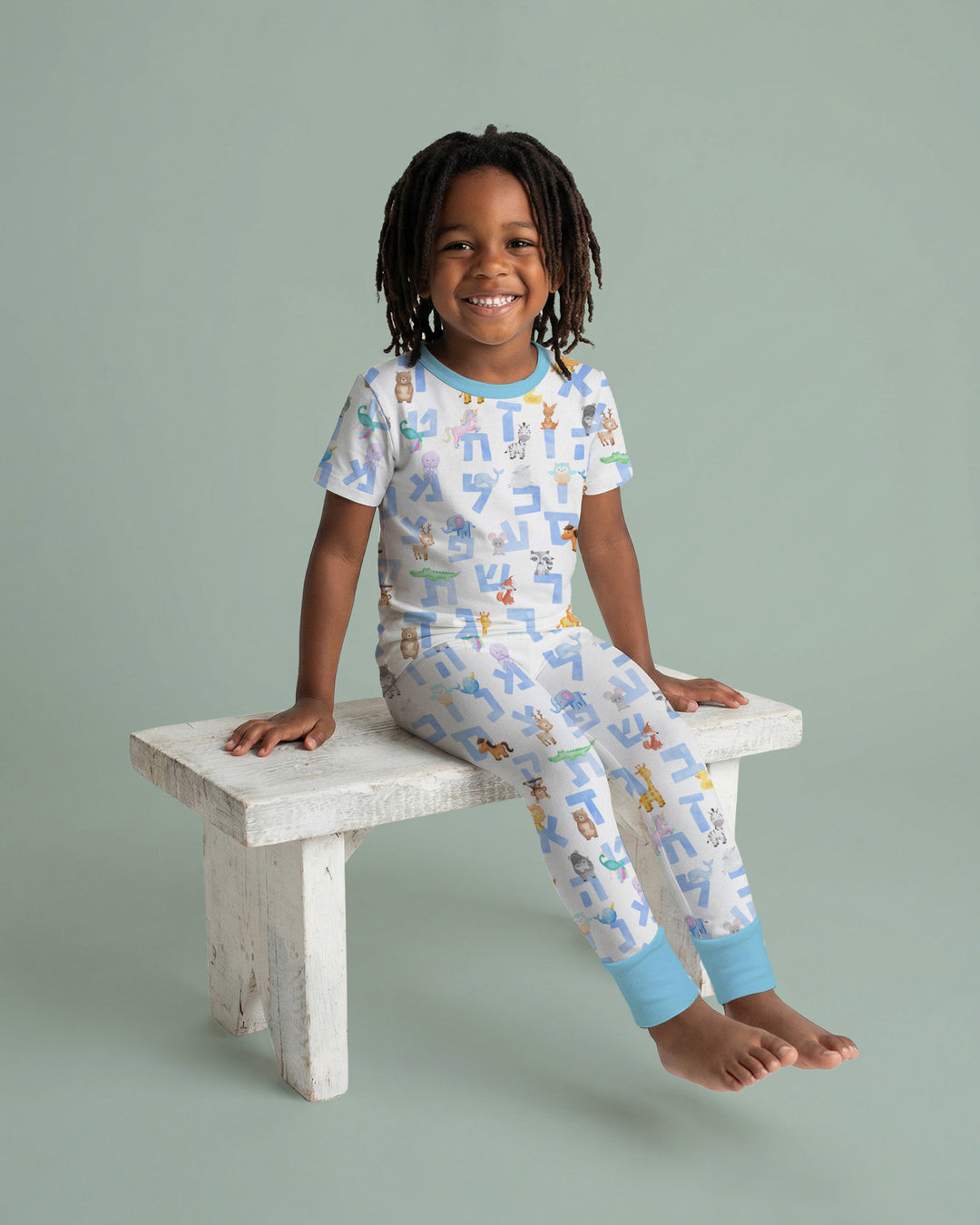 Zweiteiliges, kurzärmliges Pyjama-Set mit Marienkäfern