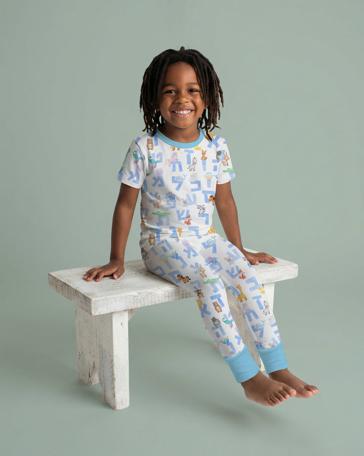 Zweiteiliges, kurzärmliges Pyjama-Set mit Marienkäfern