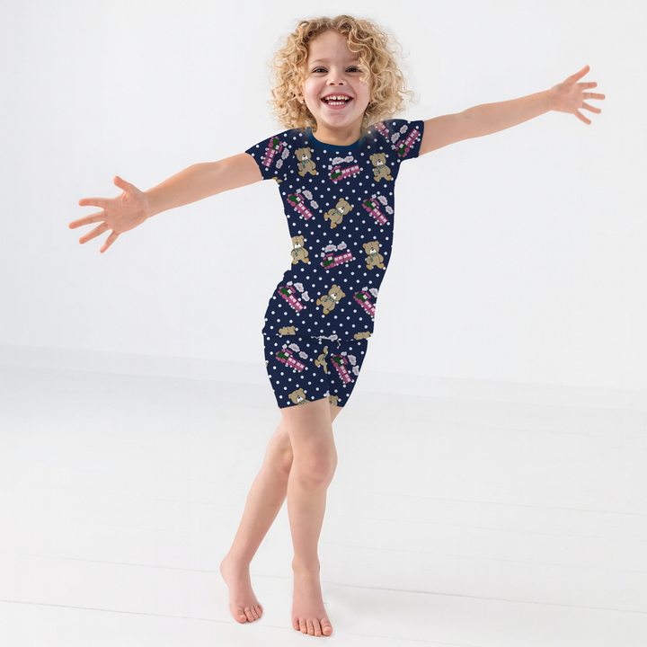 Huntrix Choo Choo Two Piece Short Sleeve Shorts Pajama Set
