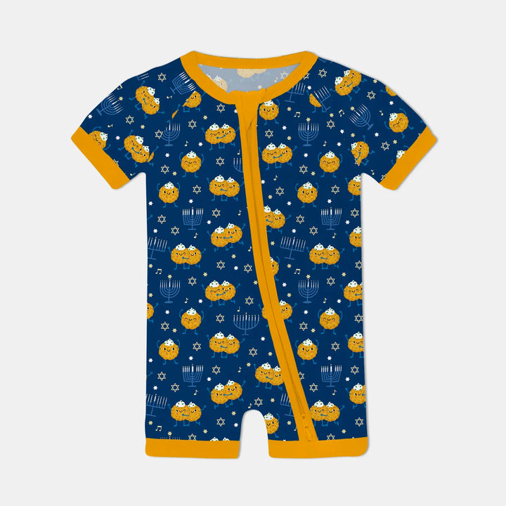 Hanukkah Latke Family Matching Shorty Zippy