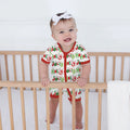 Holly Jolly Shorty Zippy , Holly Jolly Shorty Zippy - 0-3M / Red