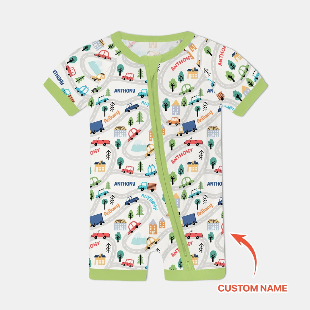 Custom Name Road Map Shorty Zippy