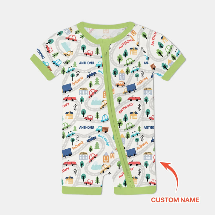 Custom Name Road Map Shorty Zippy