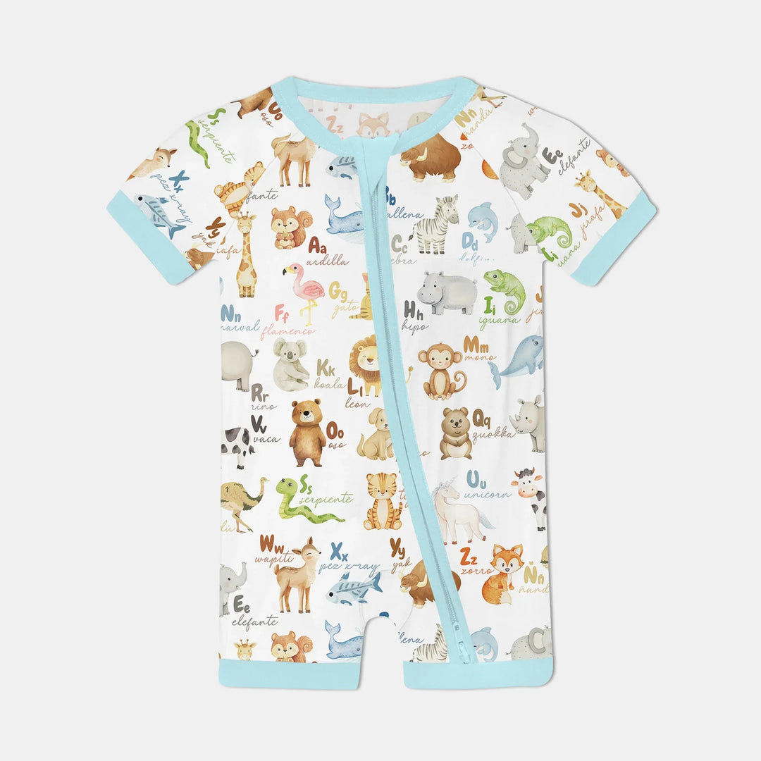 Spanish Alphabet Shorty Zippy