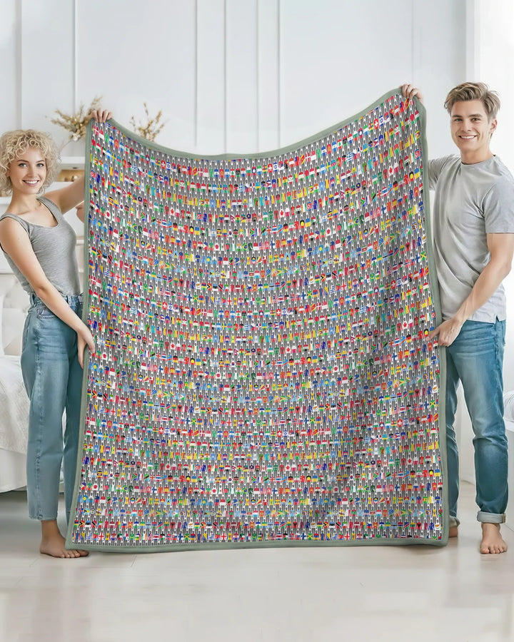 Vorlage Quilt Decke