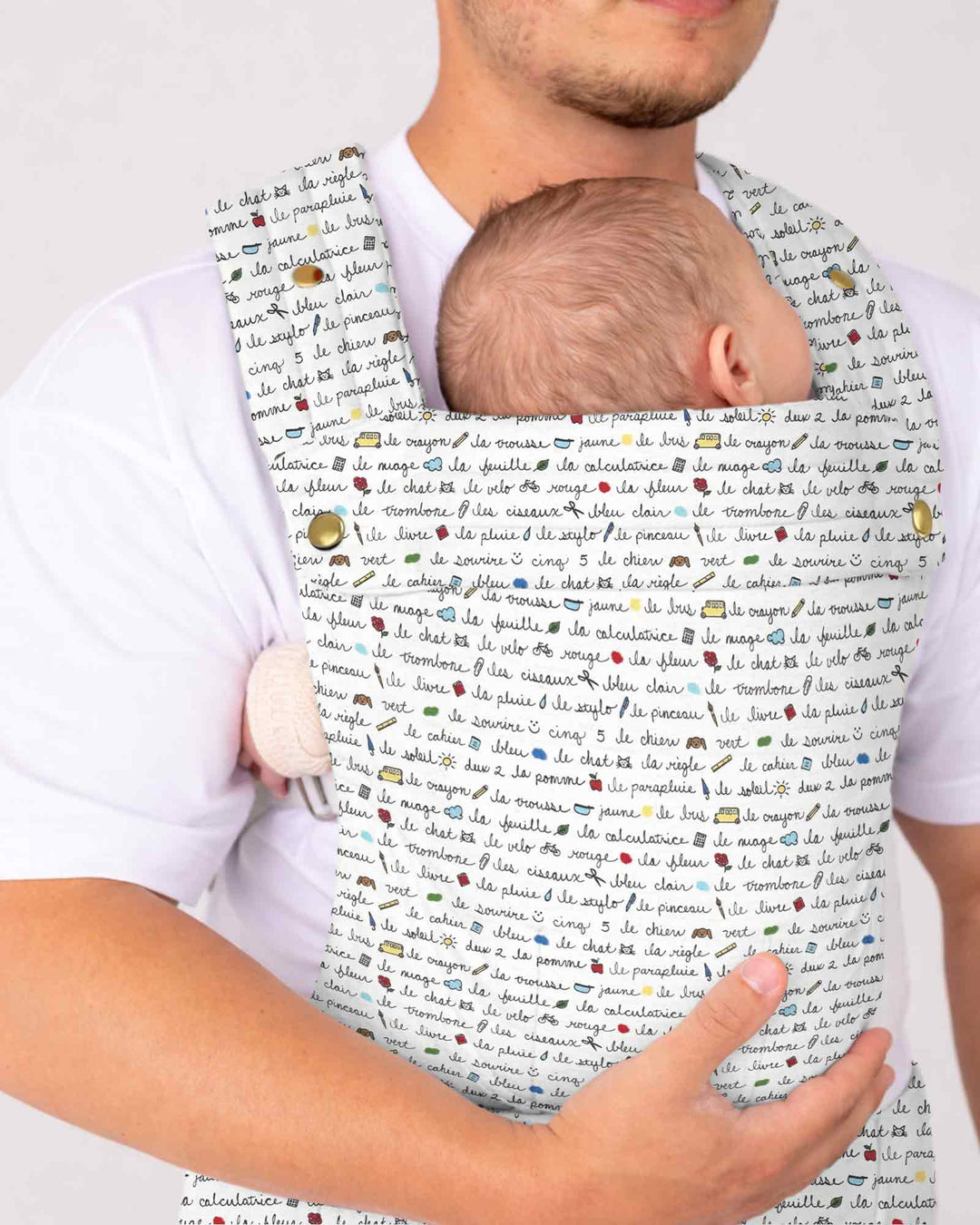 Plantilla de mochila portabebés