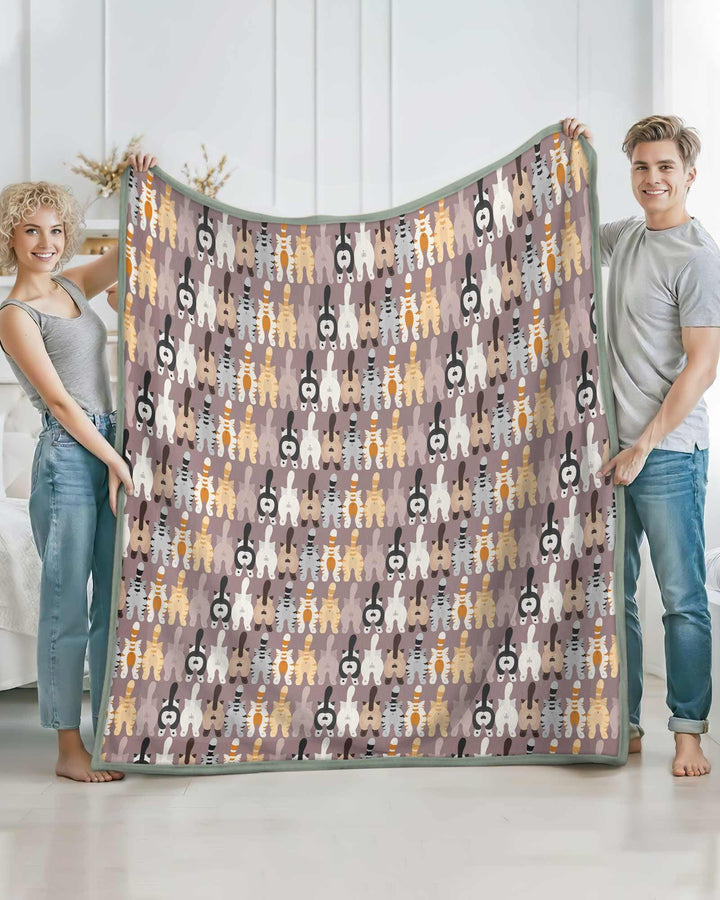 Cheeky Tails Bamboo Blanket